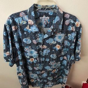 Tommy Bahama Hawaiian shirt XXL silk